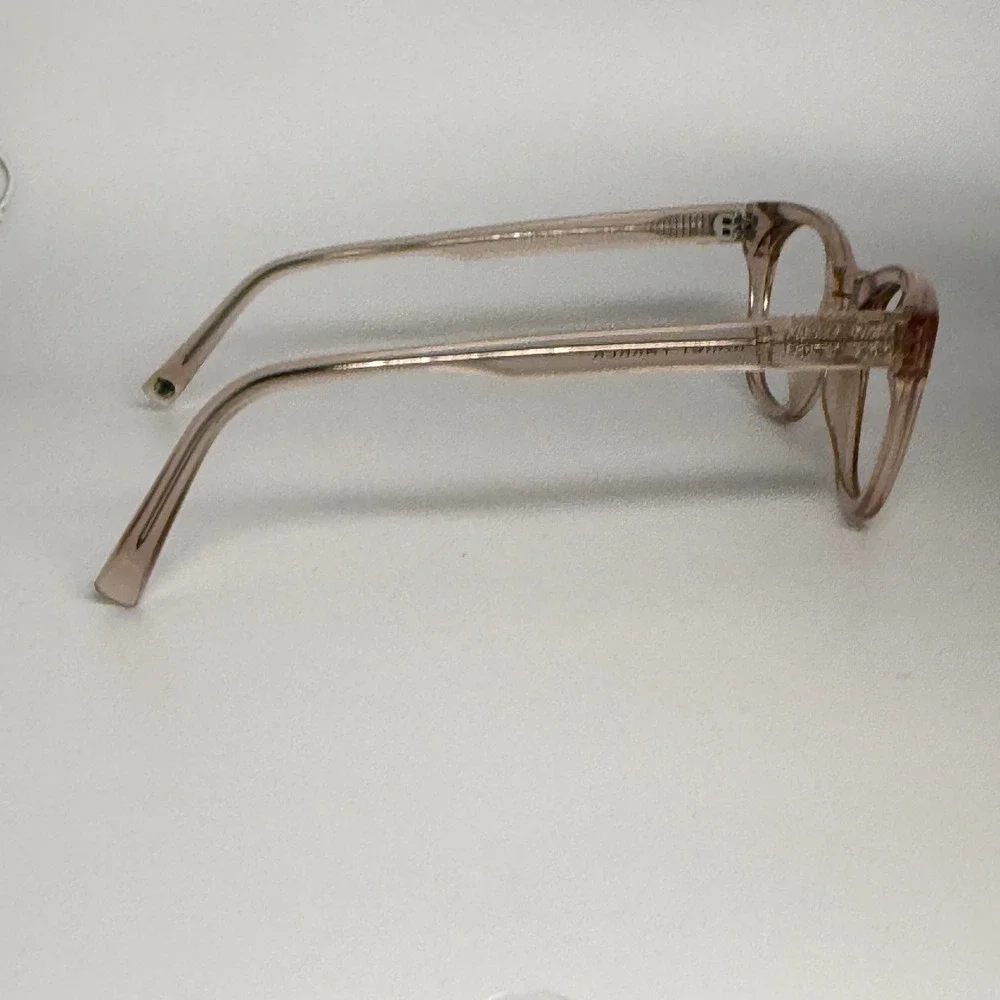 Warby‎ Parker Caspar 668 Eyeglasses Frames Rose Water Peach 48-23-145 Womens